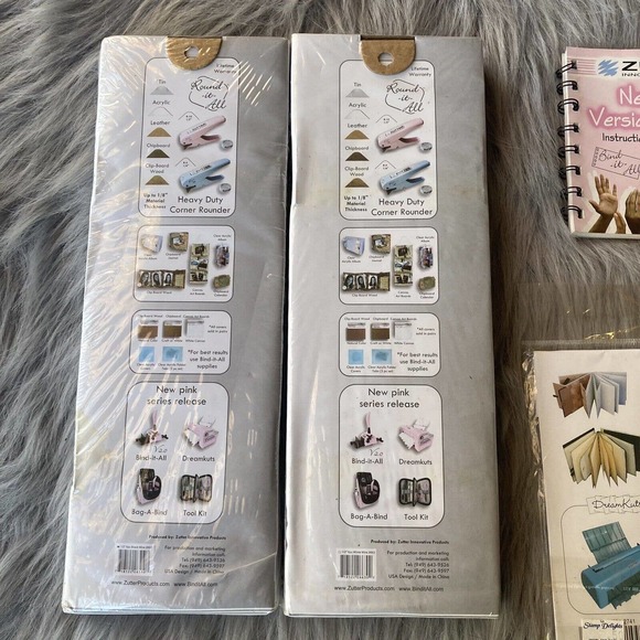 Zutter Bind-It-All 1/2 inch Wire Book Binding Scrapbooking Paper Manual Bundle - Picture 5 of 5